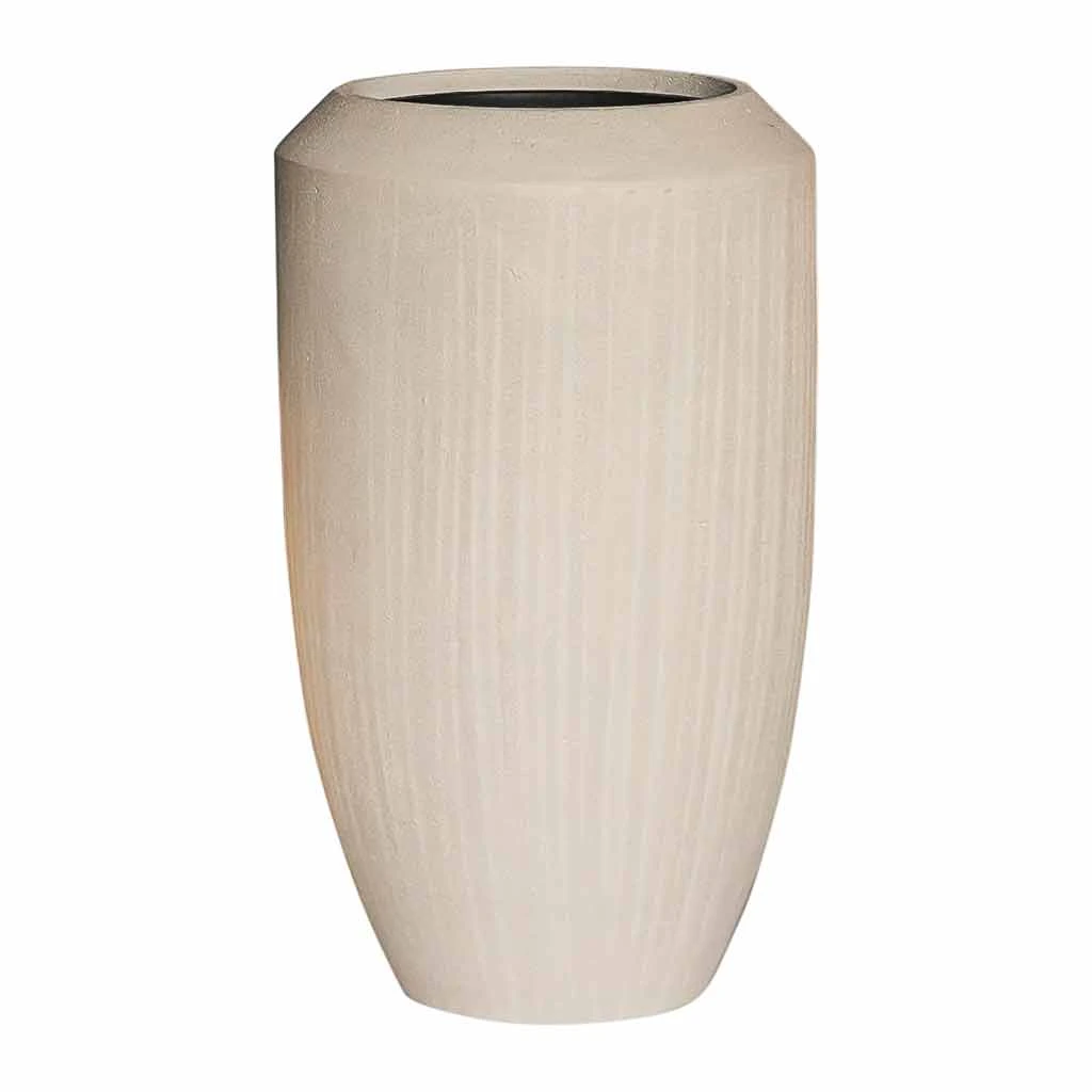Polystone Coated Plain Coppa Planter - Natural 7 Polystone Coated Plain Coppa Planter - Natural - Image 5