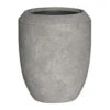 Polystone Coated Plain Coppa Planter - Raw Grey 2 Polystone Coated Plain Coppa Planter - Raw Grey -Indoor Plants Store Polystone Coated Plain Coppa Planter Raw Grey