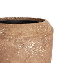 Polystone Coated Plain Coppa Planter - Rock 30 Polystone Coated Plain Coppa Planter - Rock -Indoor Plants Store Polystone Coated Plain Coppa Planter Rock 45x55cm Close Up 2