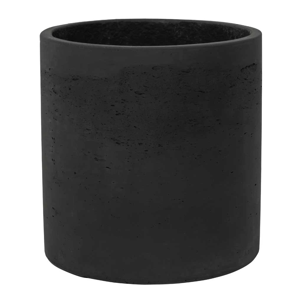 Puk Plant Pot - Black Washed 3 Puk Plant Pot - Black Washed