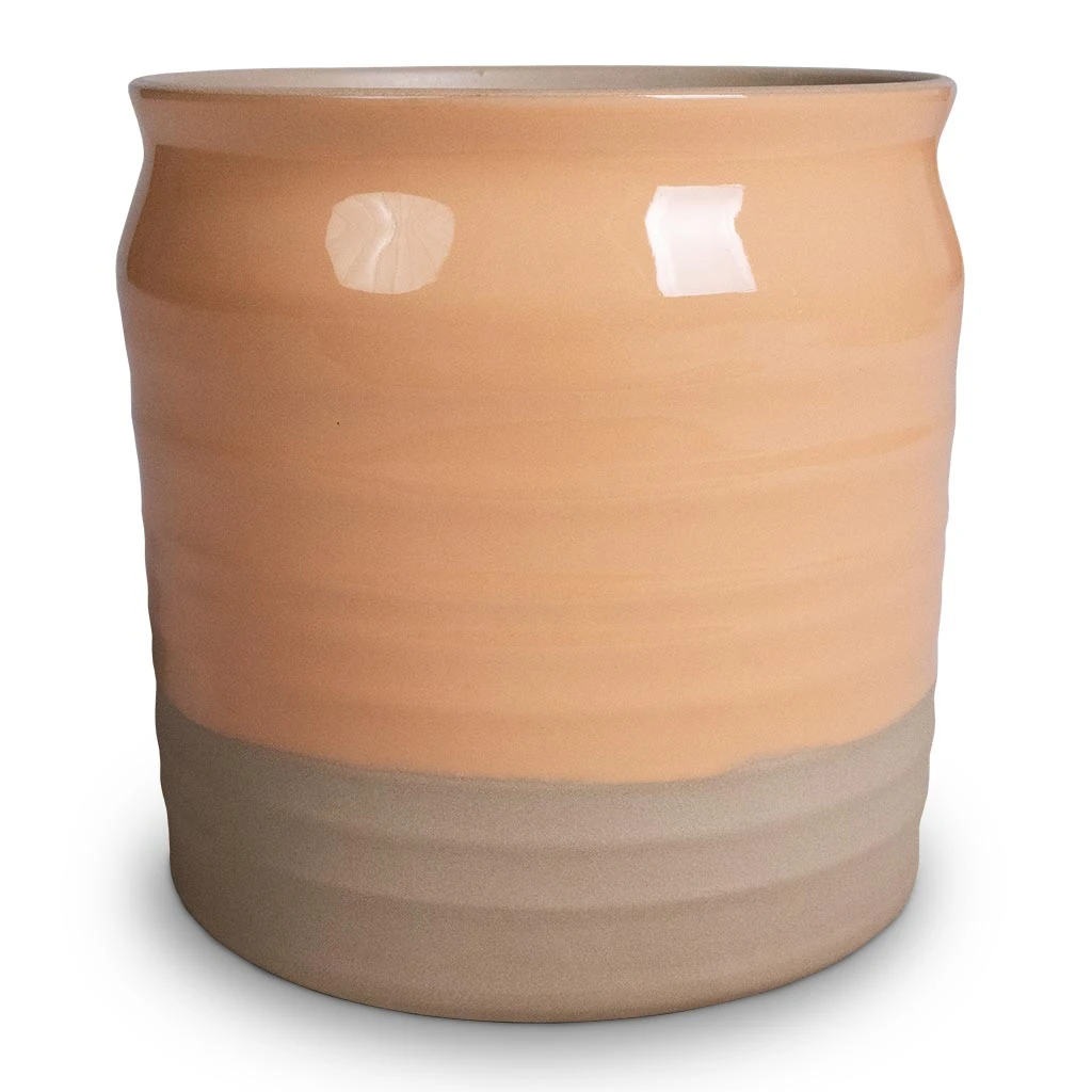 Puro Ripple Plant Pot - Peach 3 Puro Ripple Plant Pot - Peach