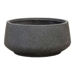 Raindrop Bowl Planter - Anthracite -Indoor Plants Store Raindrop Bowl Planter Anthracite 55cm