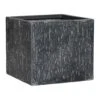 Raindrop Cube Planter - Anthracite -Indoor Plants Store Raindrop Cube Planter Anthracite