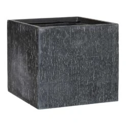 Raindrop Cube Planter - Anthracite 16 Raindrop Cube Planter - Anthracite -Indoor Plants Store Raindrop Cube Planter Anthracite 50cm