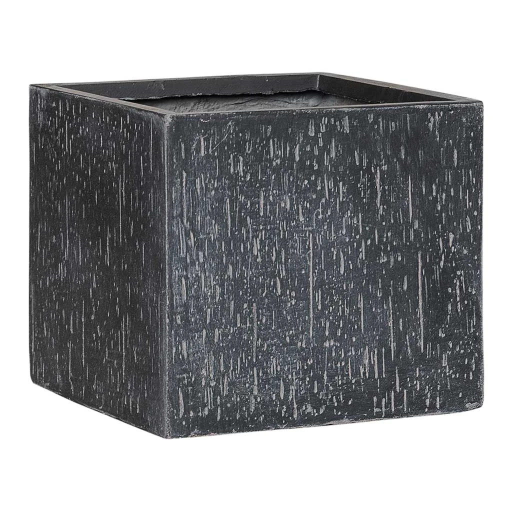Raindrop Cube Planter - Anthracite 5 Raindrop Cube Planter - Anthracite - Image 3