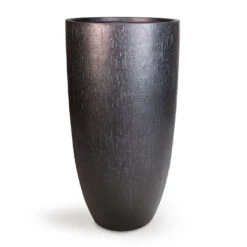 Raindrop Tall Vase Planter - Anthracite -Indoor Plants Store Raindrop Tall Vase Planter Anthracite 42x79cm 1