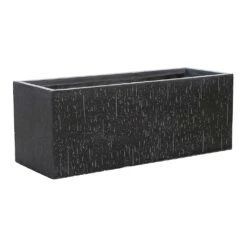 Raindrop Trough Planter - Anthracite -Indoor Plants Store Raindrop Trough Planter Anthracite 80cm