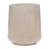 Raindrop Tube High Round Planter - Stone 1 Raindrop Tube High Round Planter - Stone -Indoor Plants Store Raindrop Tube High Round Planter Stone 37x42cm