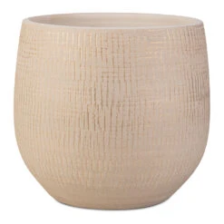 Ryan Plant Pot - Sand Gold -Indoor Plants Store Ryan Plant Pot Sand Gold 22x20cm