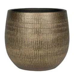 Ryan Plant Pot - Shiny Gold -Indoor Plants Store Ryan Plant Pot Shiny Gold 26cm