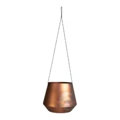 Soho Hanging Plant Pot - Aged Copper -Indoor Plants Store Soho Hanging Plant Pot Aged Copper 19x15cm 2