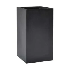 Solid Square Planter - Dark Grey -Indoor Plants Store Solid Square Planter Dark Grey 38x38x68cm