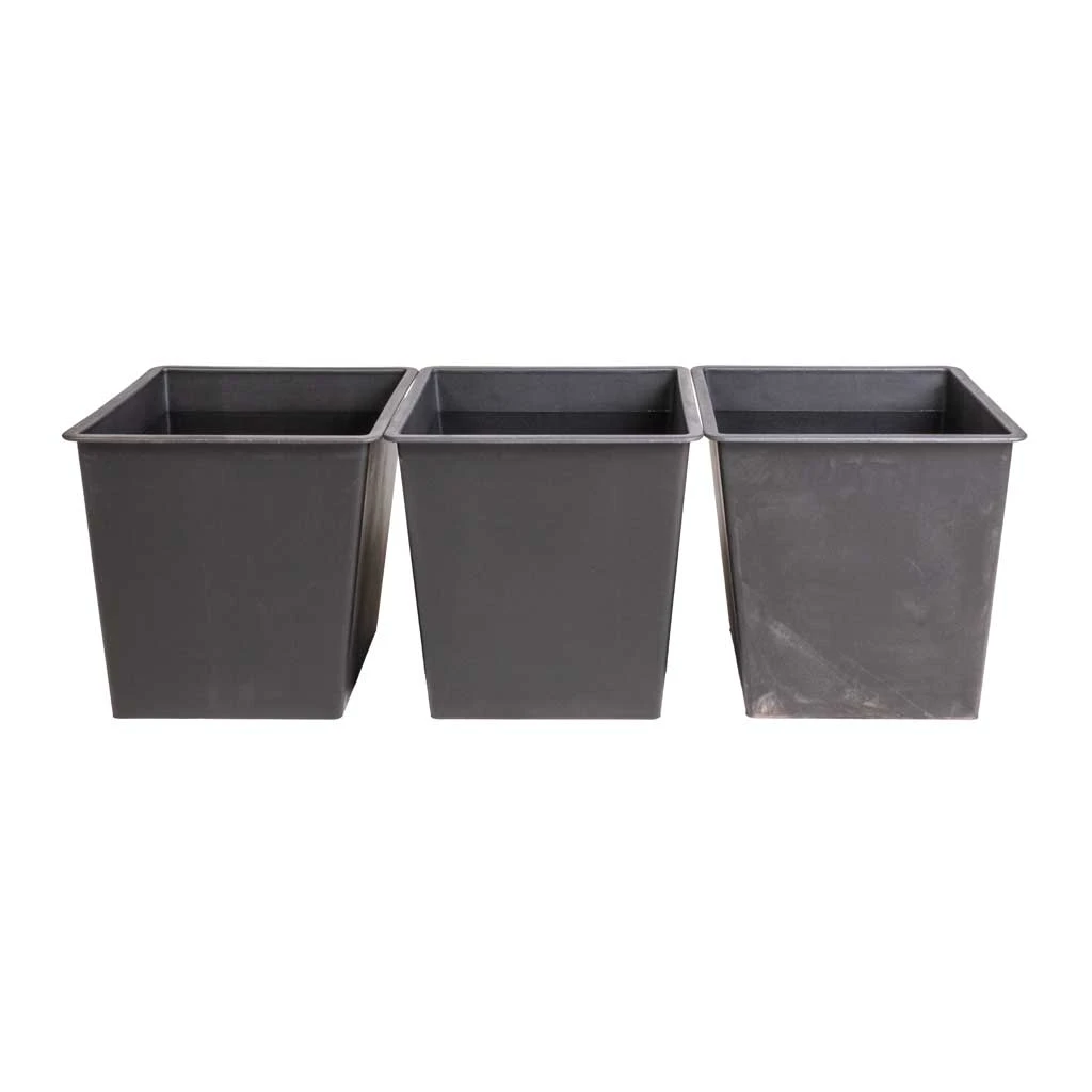 Solid Rectangle Planter - Dark Grey 7 Solid Rectangle Planter - Dark Grey - Image 5