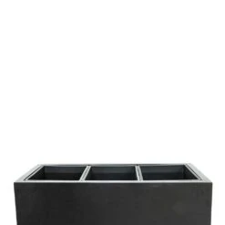 Solid Rectangle Planter - Dark Grey 11 Solid Rectangle Planter - Dark Grey -Indoor Plants Store Solid Trough Planter Dark Grey 110x40x40cm 4