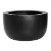 Sunny Natural Bowl Planter - Black -Indoor Plants Store Sunny Natural Planter Black 45x27cm