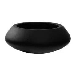 Tara Natural Bowl Planter - Black -Indoor Plants Store Tara Natural Planter Black 30x12cm
