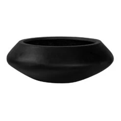 Tara Natural Bowl Planter - Black -Indoor Plants Store Tara Natural Planter Black 60x22.5cm