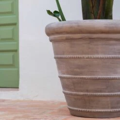 Treasure Selena Planter - Chalk Beige -Indoor Plants Store Treasure Selena Planter Chalk Beige Lifestyle 2